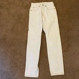 ✨RARE Y2K Vintage GAP White Jeans